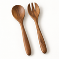 Acacia Wood Salad Server Set