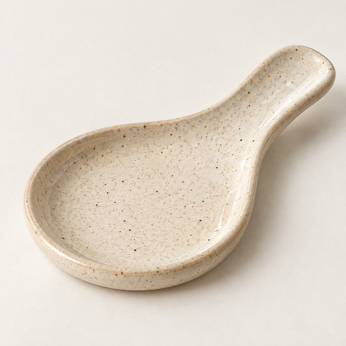Speckled Stoneware Spoon Rest