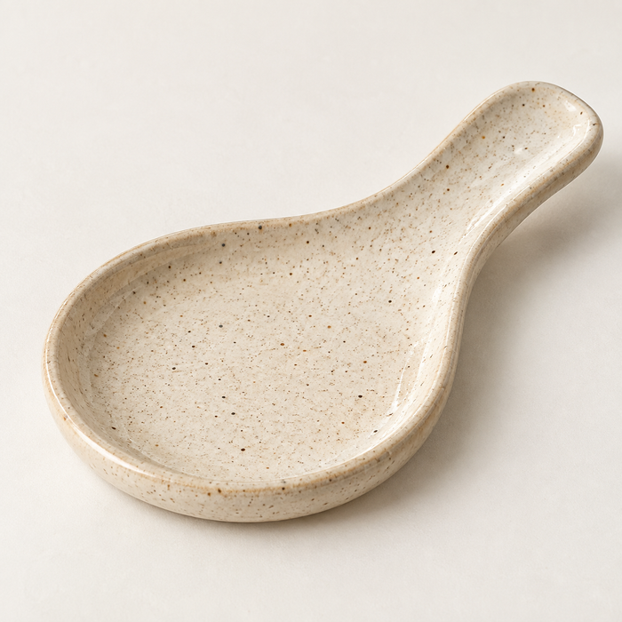 Speckled Stoneware Spoon Rest