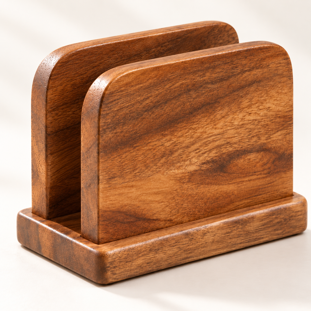Acacia Wood Napkin Holder