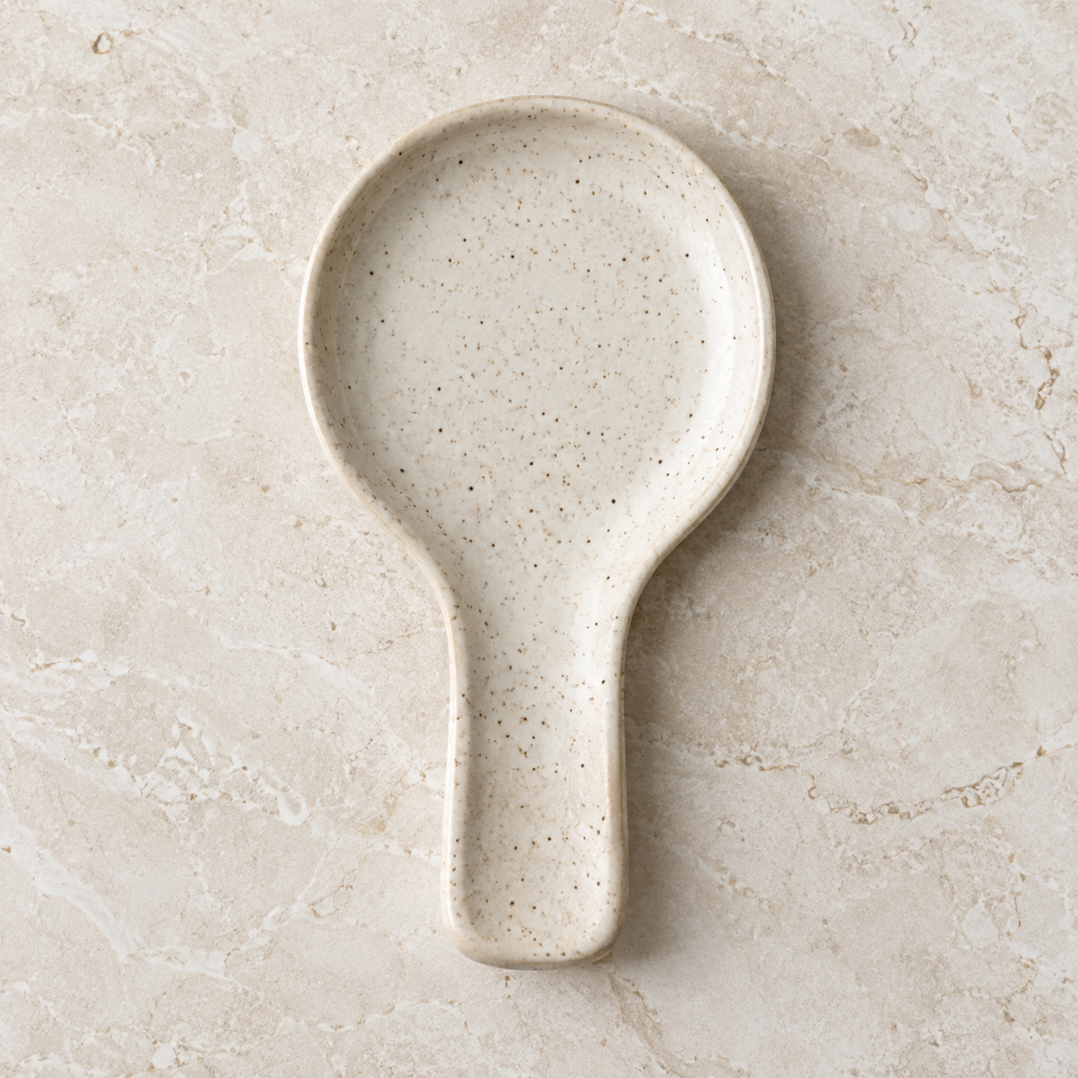 Speckled Stoneware Spoon Rest