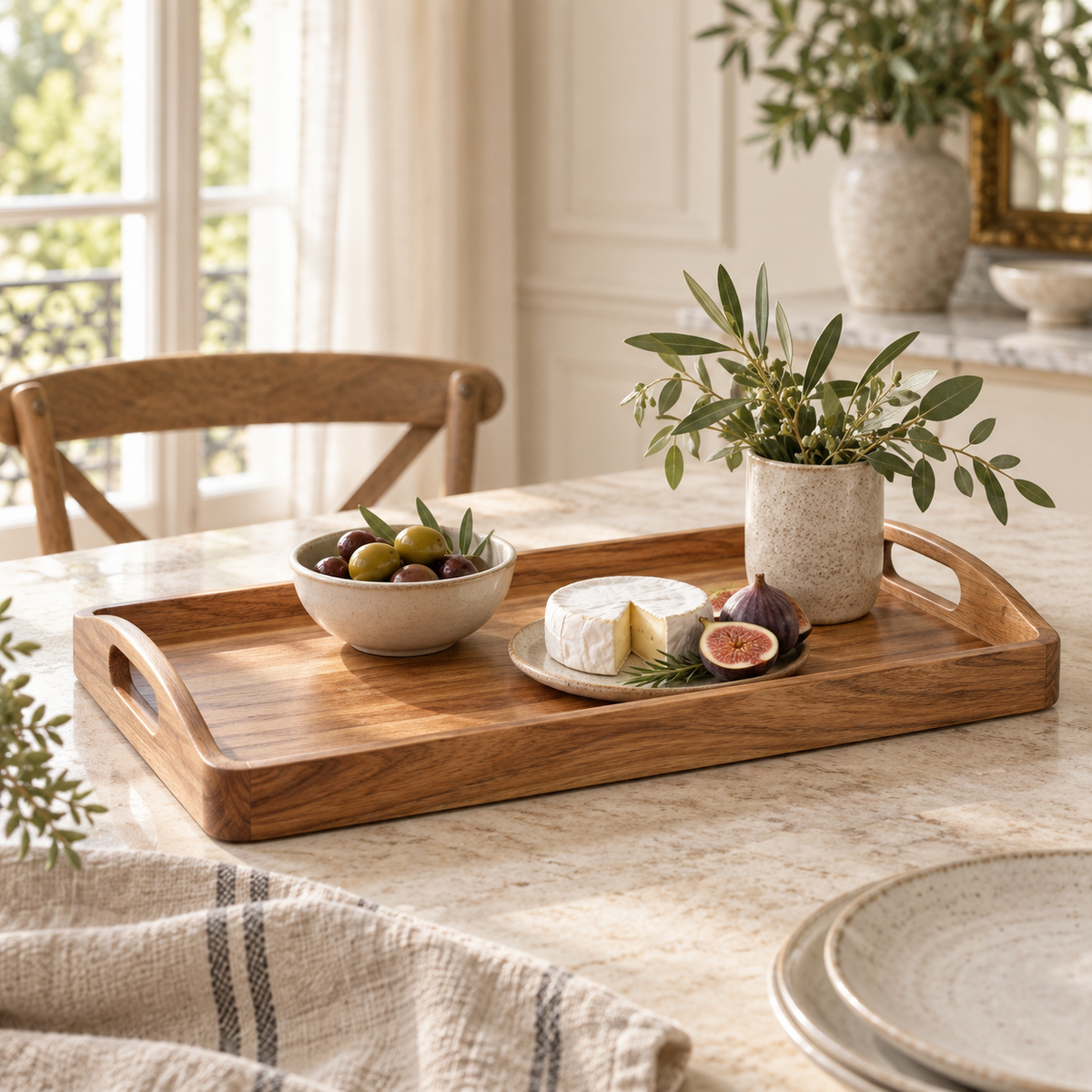 Acacia Wood Serving Tray